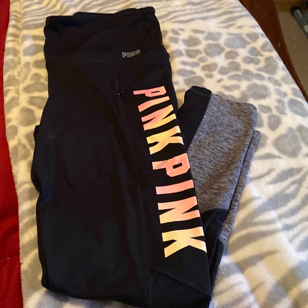 Victoria’s Secret gym clothes, bundle 3pairs of Victoria’s Secret pantsand Capri